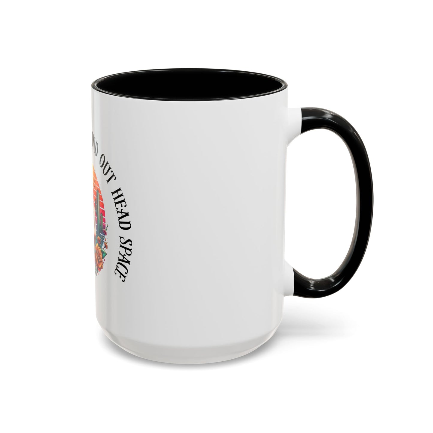 Coffee Mug - "I’m In A Fuck Around Find Out" Retro Cactus Middle Finger Design (Accent 11/15oz)