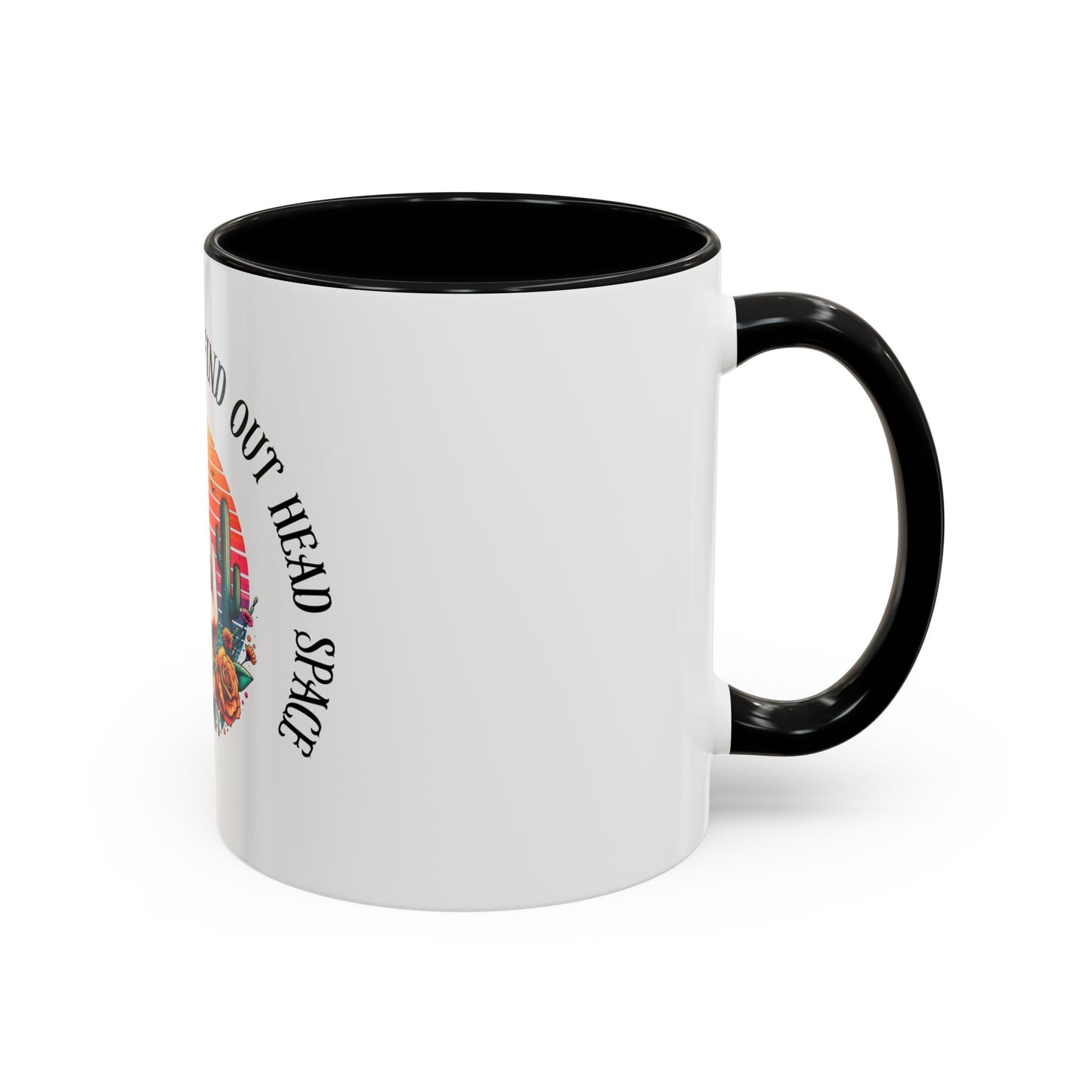Coffee Mug - "I’m In A Fuck Around Find Out" Retro Cactus Middle Finger Design (Accent 11/15oz)
