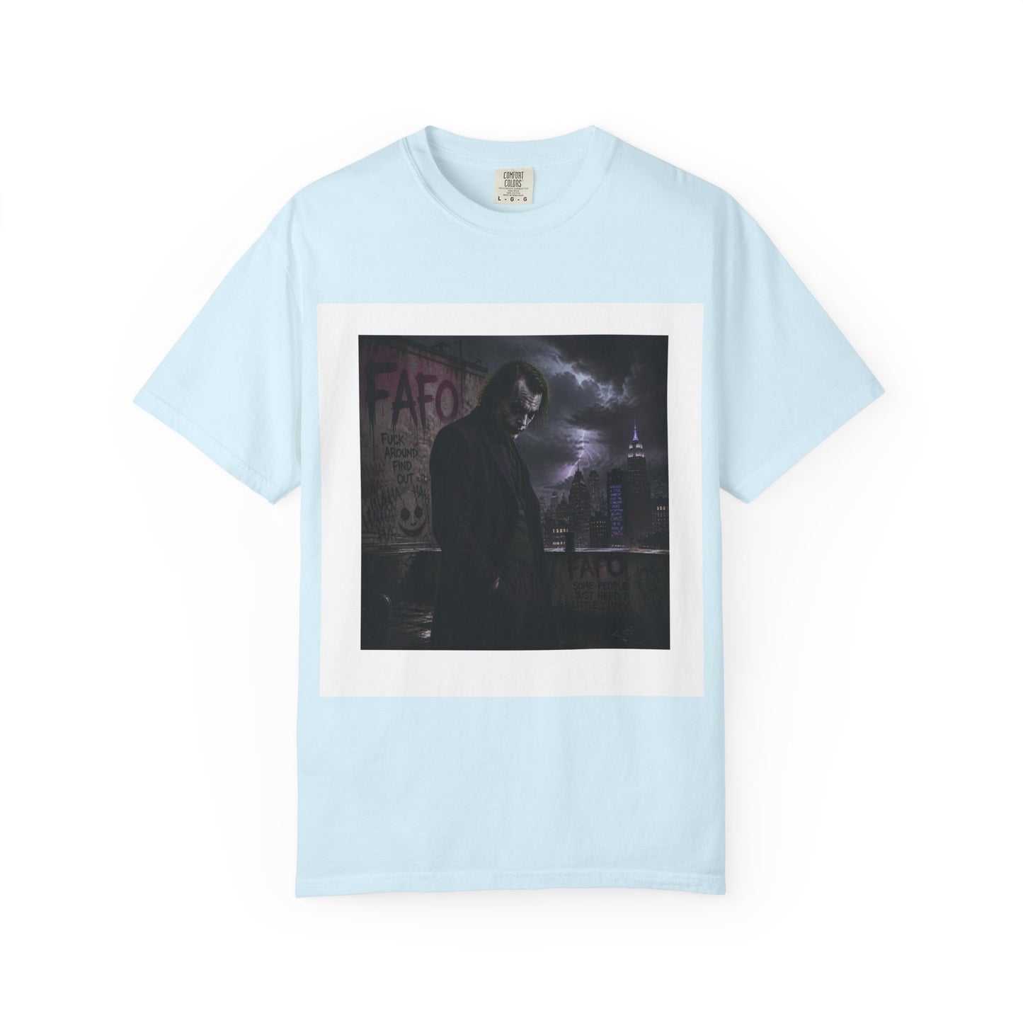 Dark Urban Noir T-Shirt — 'The Fafo Society' Skull Logo Tee