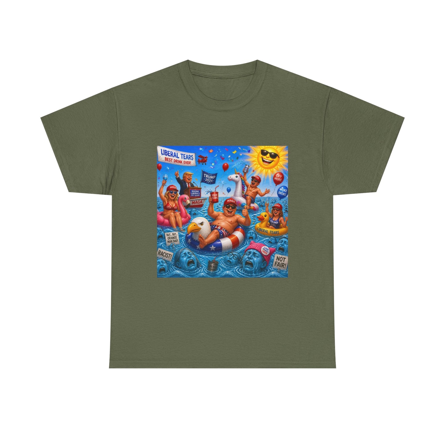 Beach Party T-Shirt — "Lifeguard Sharks" Summer Graphic Tee