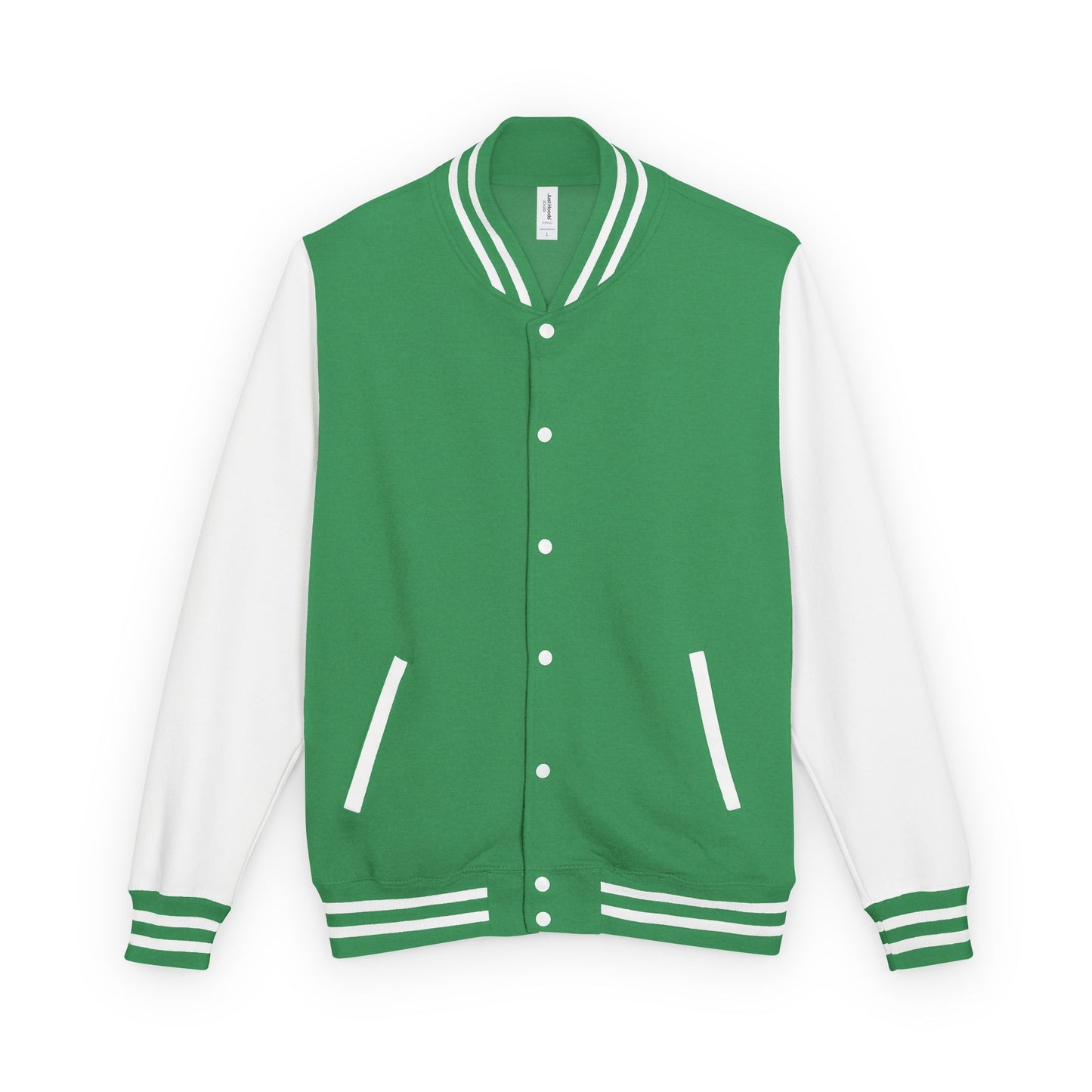 Letterman Jacket — Retro Graphic Back Patch