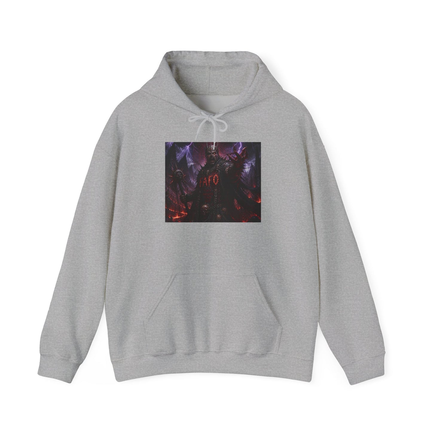 The FARC Society 'Afro' Graphic Hoodie — Dark Neon Palm Design