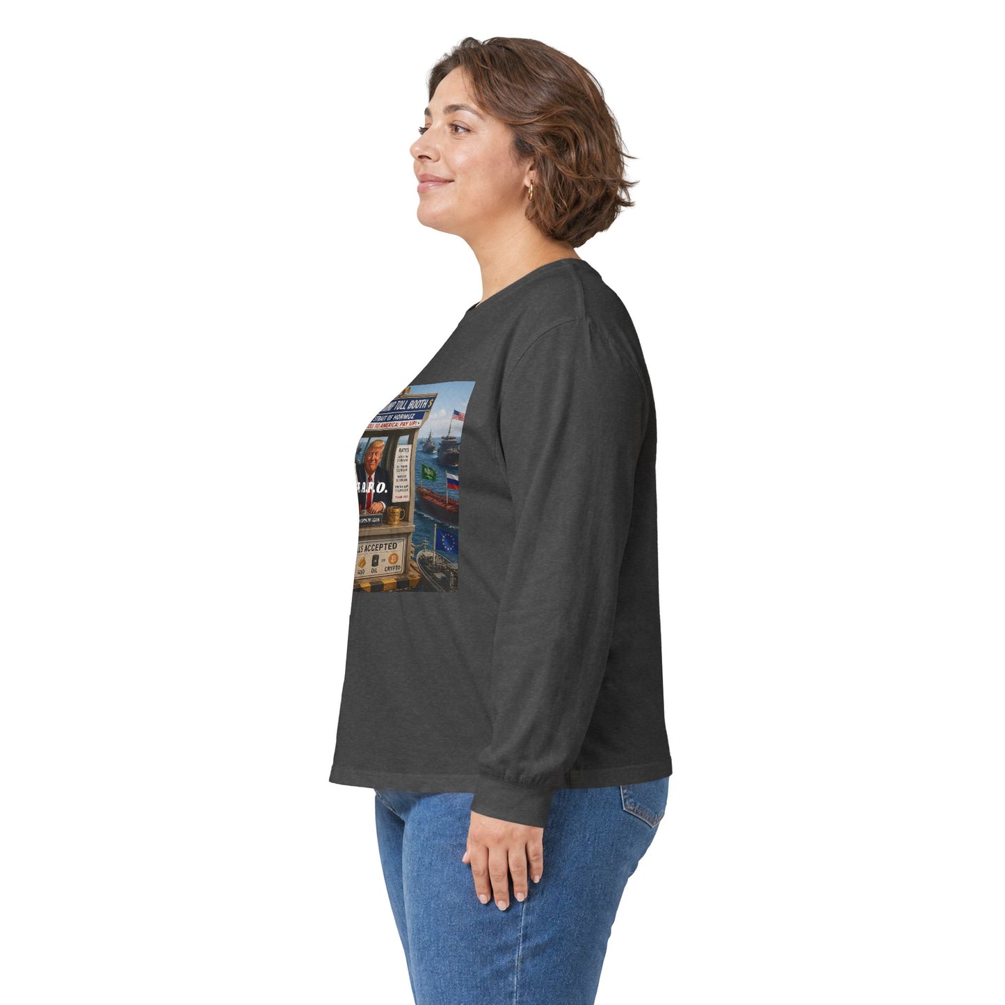 The FAFO Society Long Sleeve Tee — Vintage Carnival Ticket Booth Graphic