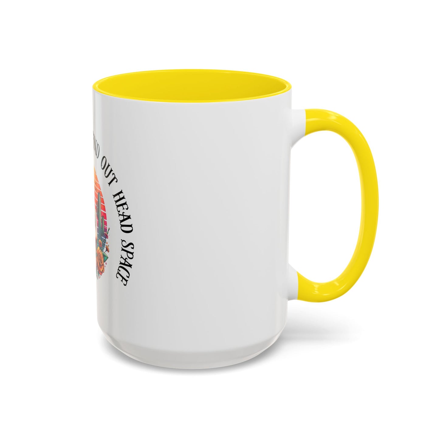 Coffee Mug - "I’m In A Fuck Around Find Out" Retro Cactus Middle Finger Design (Accent 11/15oz)