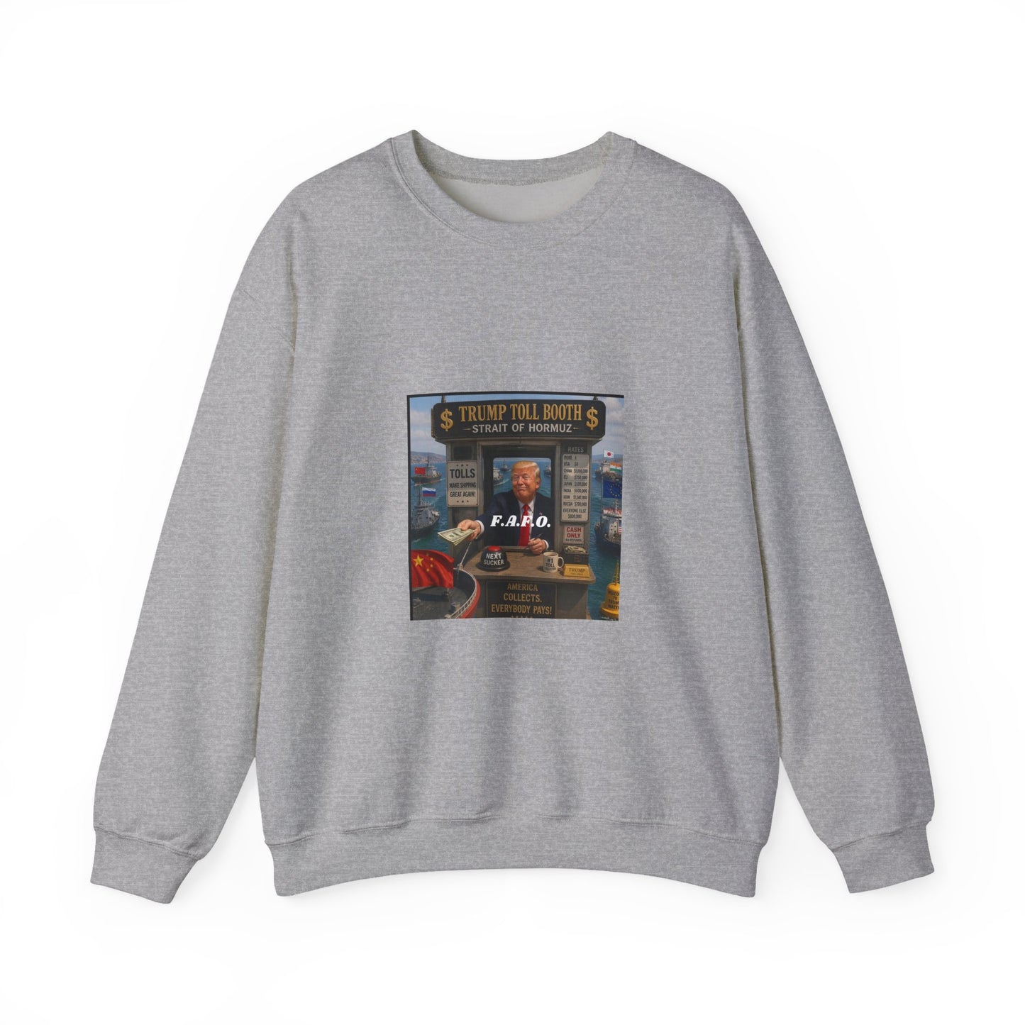 Vintage Arcade Poster Sweatshirt — "Realistic Tour Nights" Retro Gaming Crewneck