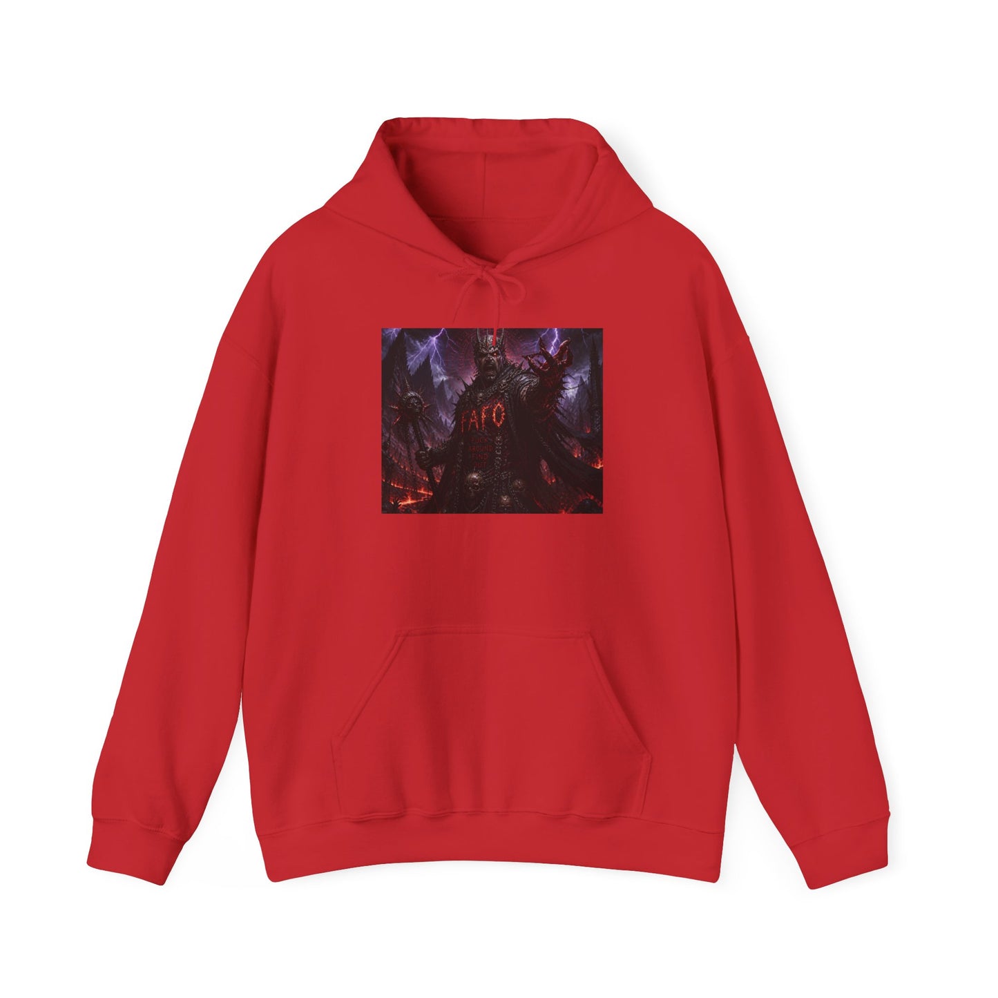 The FARC Society 'Afro' Graphic Hoodie — Dark Neon Palm Design