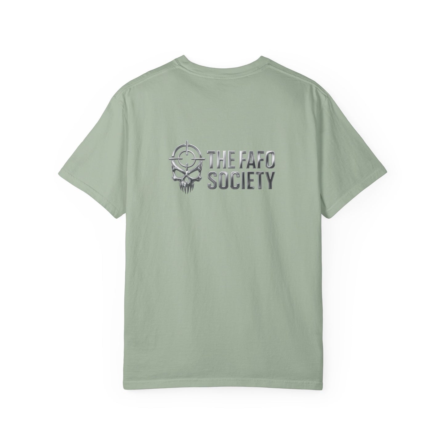 Dark Urban Noir T-Shirt — 'The Fafo Society' Skull Logo Tee