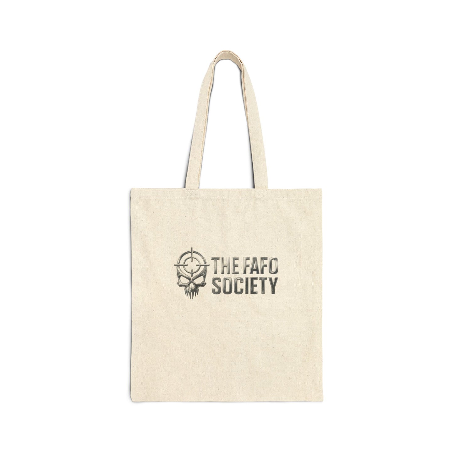 Noir Night Cotton Canvas Tote — Moody Urban Photo Tote Bag