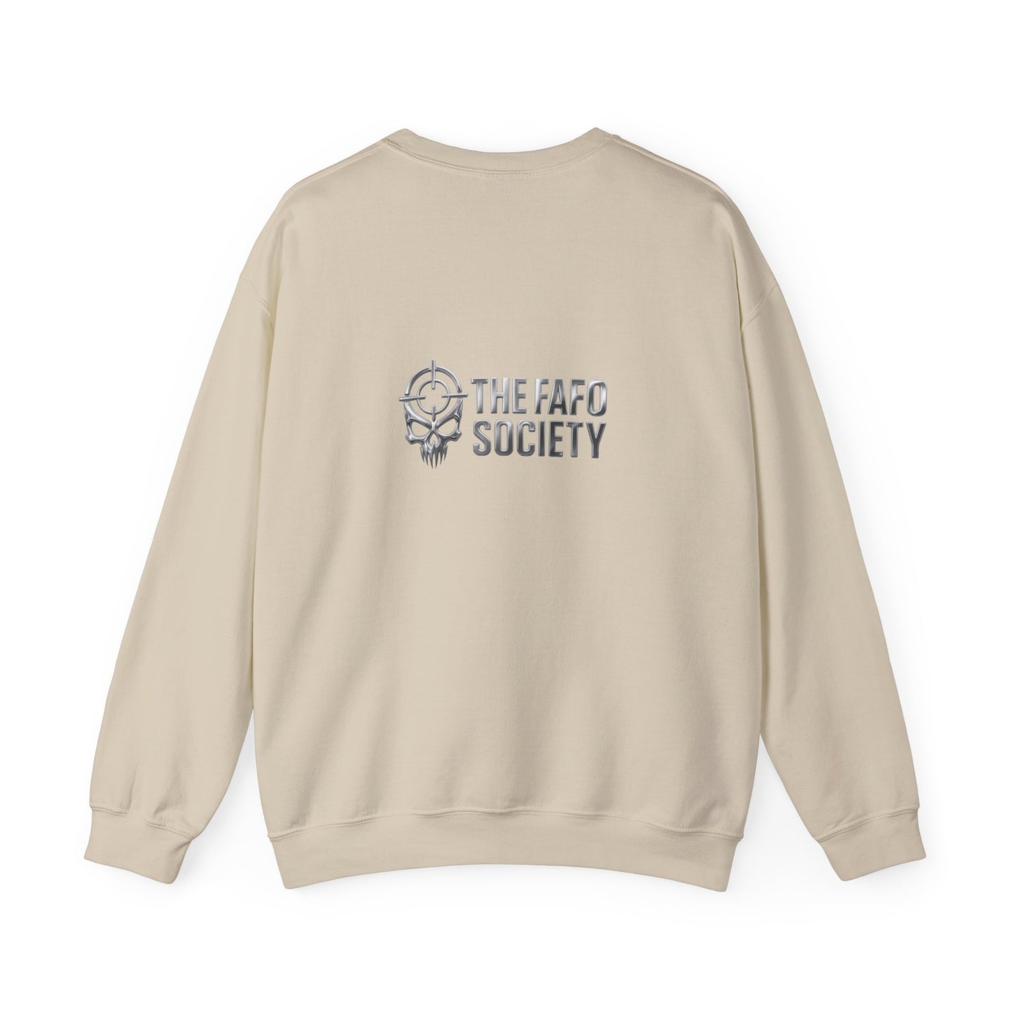 Crewneck Sweatshirt – Sunset Middle Finger Photo "Same to You" Graphic