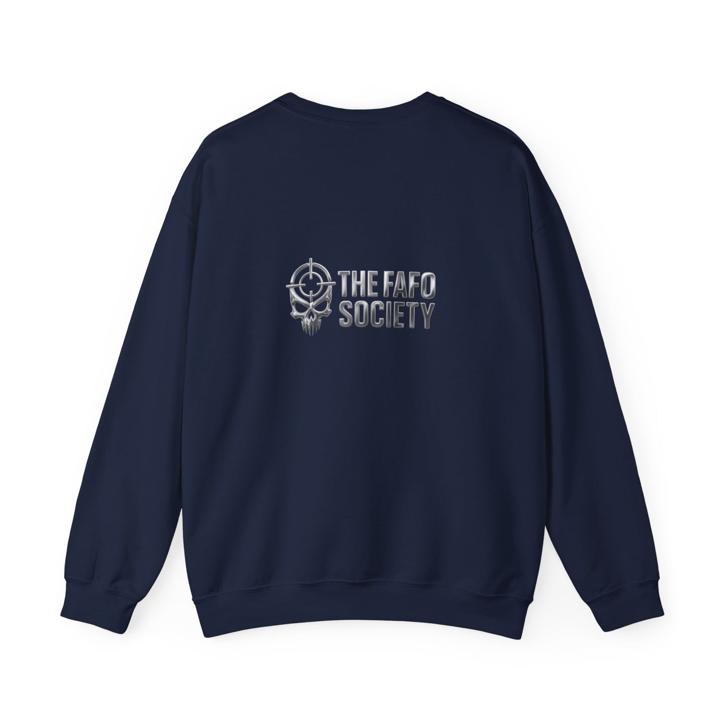 Crewneck Sweatshirt – Sunset Middle Finger Photo "Same to You" Graphic