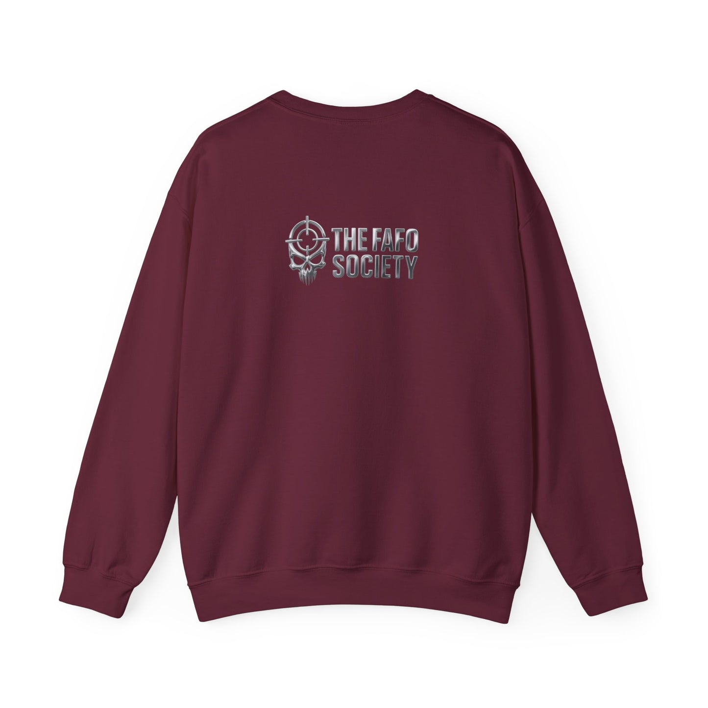 Horror Clown Crewneck Sweatshirt — 'The FAFO Society' Graphic