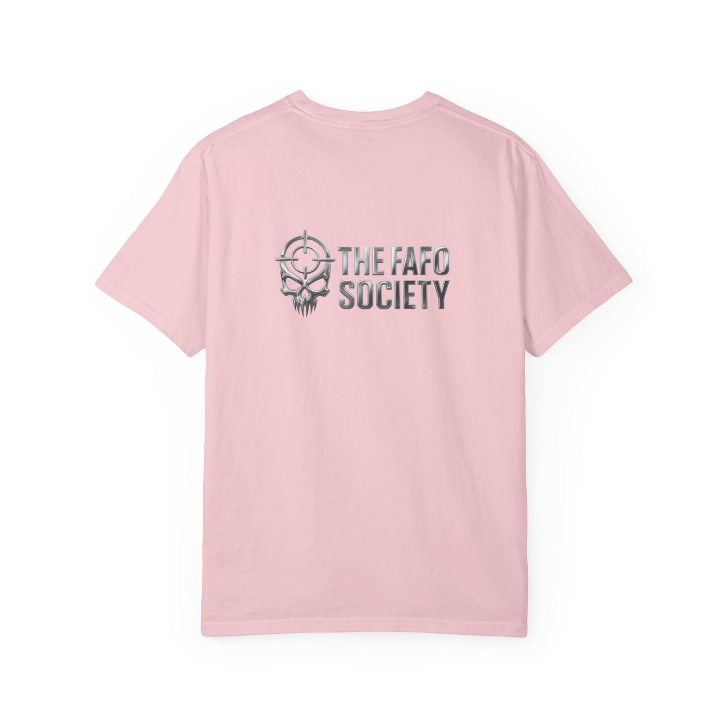 Dark Urban Noir T-Shirt — 'The Fafo Society' Skull Logo Tee